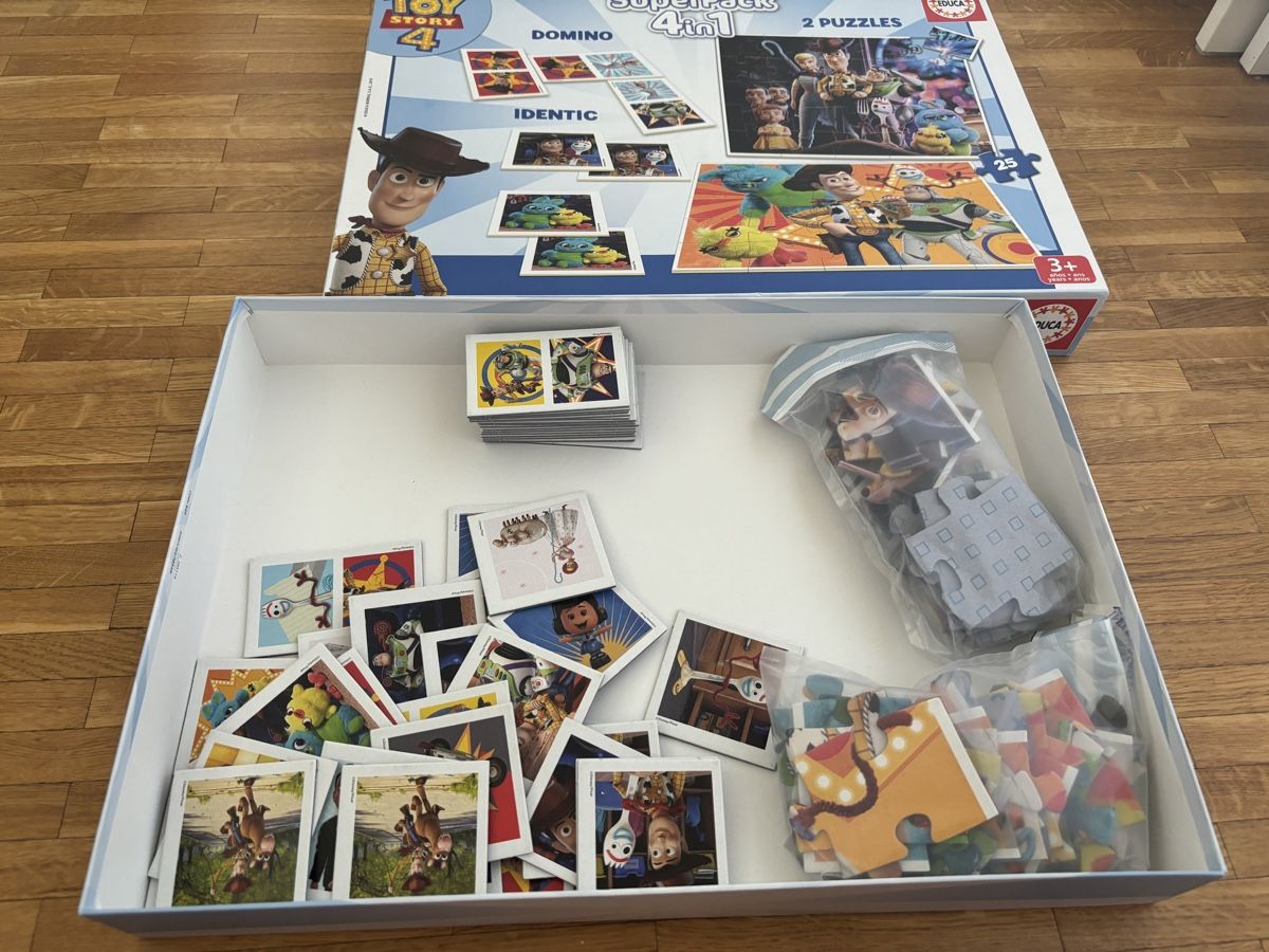 Educa Puzzle: Pack jeux 4in1 Toy Story. Educa – Usato da Chêne-Bougeries venduto da CeliaMate 1