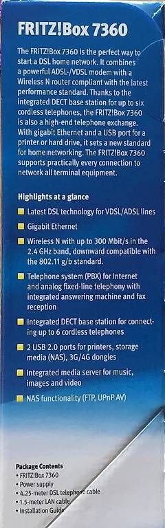 Modems & Routeurs: AVM FRITZ Box 7360 – D'occasion à Gunten par sam9a 2