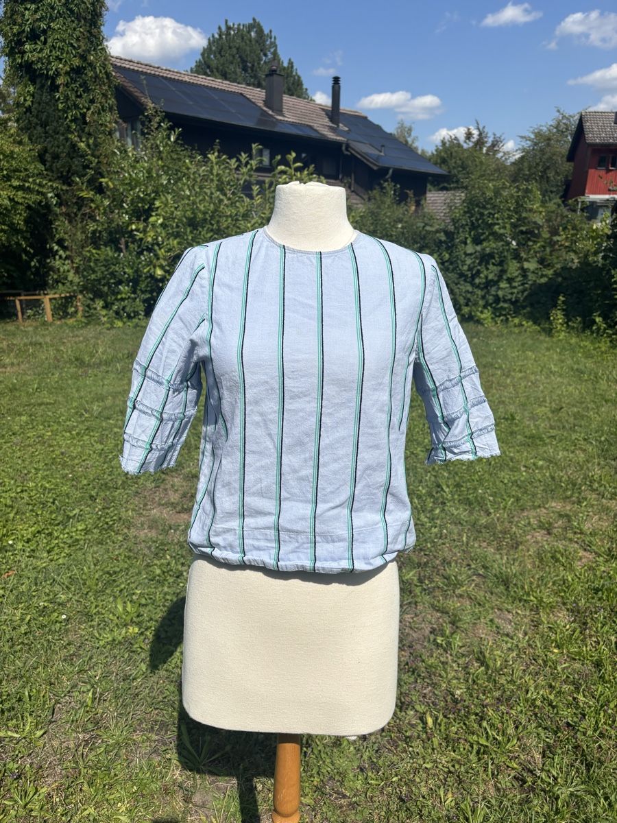 Chemisiers: Alysi Bluse gestreift hellblau – D'occasion à Gockhausen par stella.frei