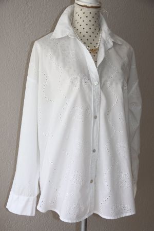 Mega hübsche Bluse aus 100% Corron eher Gr.M wie neu