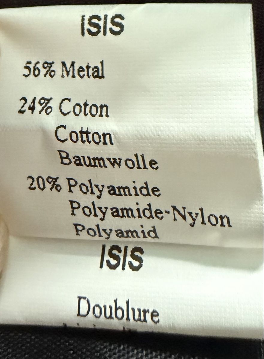 Gonne: Chacock Rock Isis Metall Baumwolle Polyamide dunkelgrau Gr.1 – Usato da Grabs venduto da blueye57 3