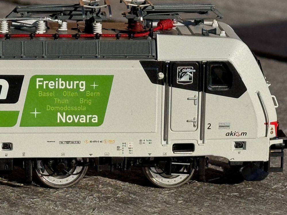 ACME Modelleisenbahnen: ACME SBB RALPIN BR 186 909-6 Monte Olimpino SOUND  neu – Neu (gemäss Beschreibung) aus Goldau von Bergsturz1806 5