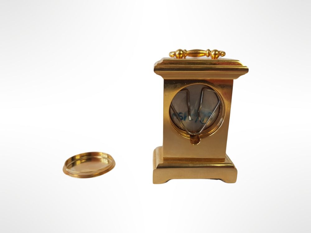 Zerodis Mini-Standuhr Aus Holz – Perfekt Für Puppenhäuser Im Maßstab 1:12