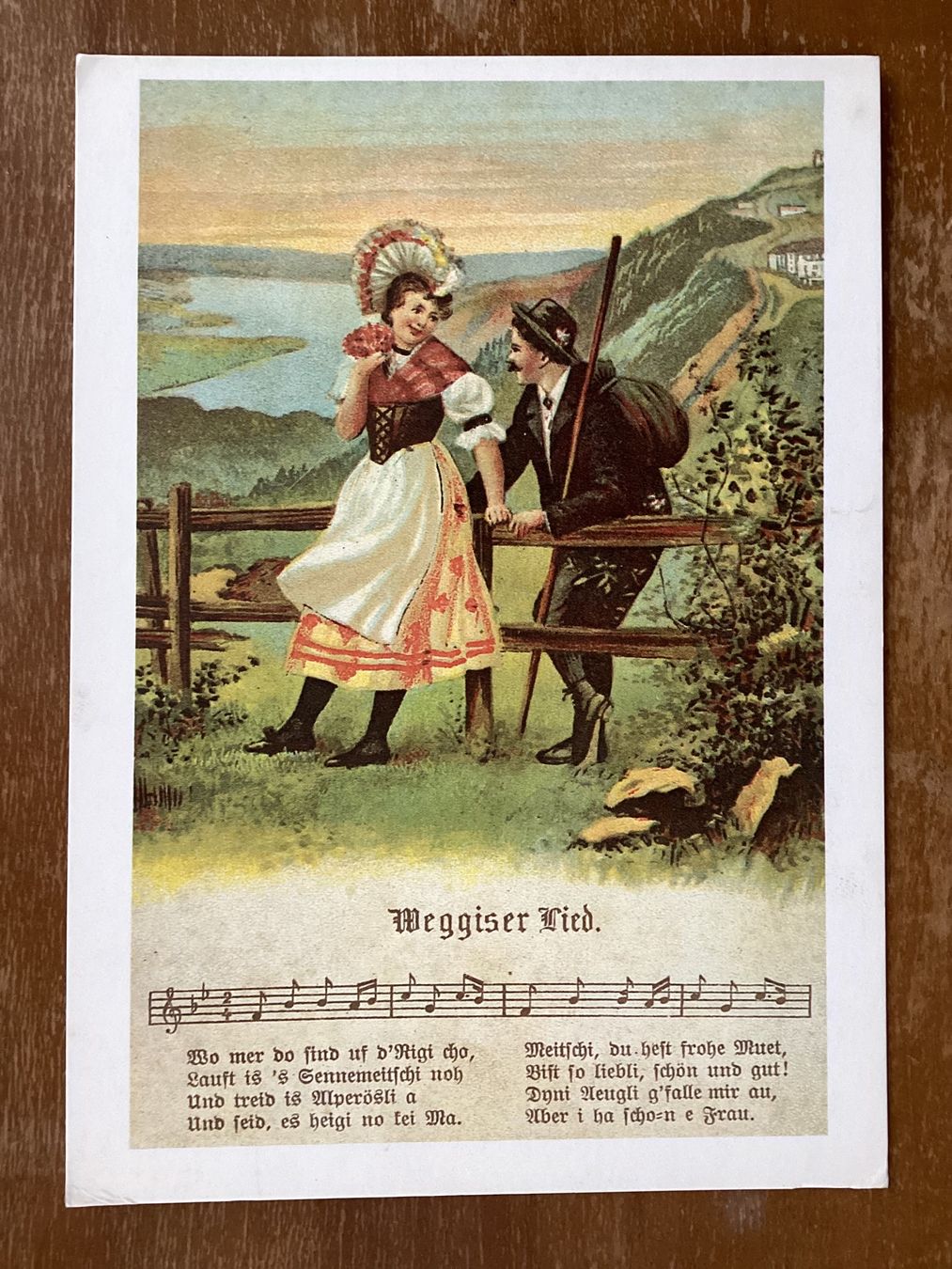 Cartoline postali: AK Weggiser Lied – Usato da Zürich venduto da tol_b7c7