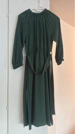 Elegantes, smaragdgrünes Kleid - Grösse L