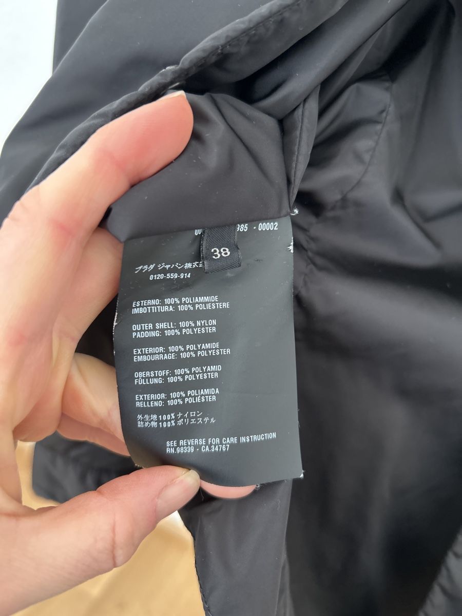 Prada Jacken: Prada Black Nylon Women's Jacket Size 38 – Neu (gemäss Beschreibung) aus Genève von TreasureChest 5