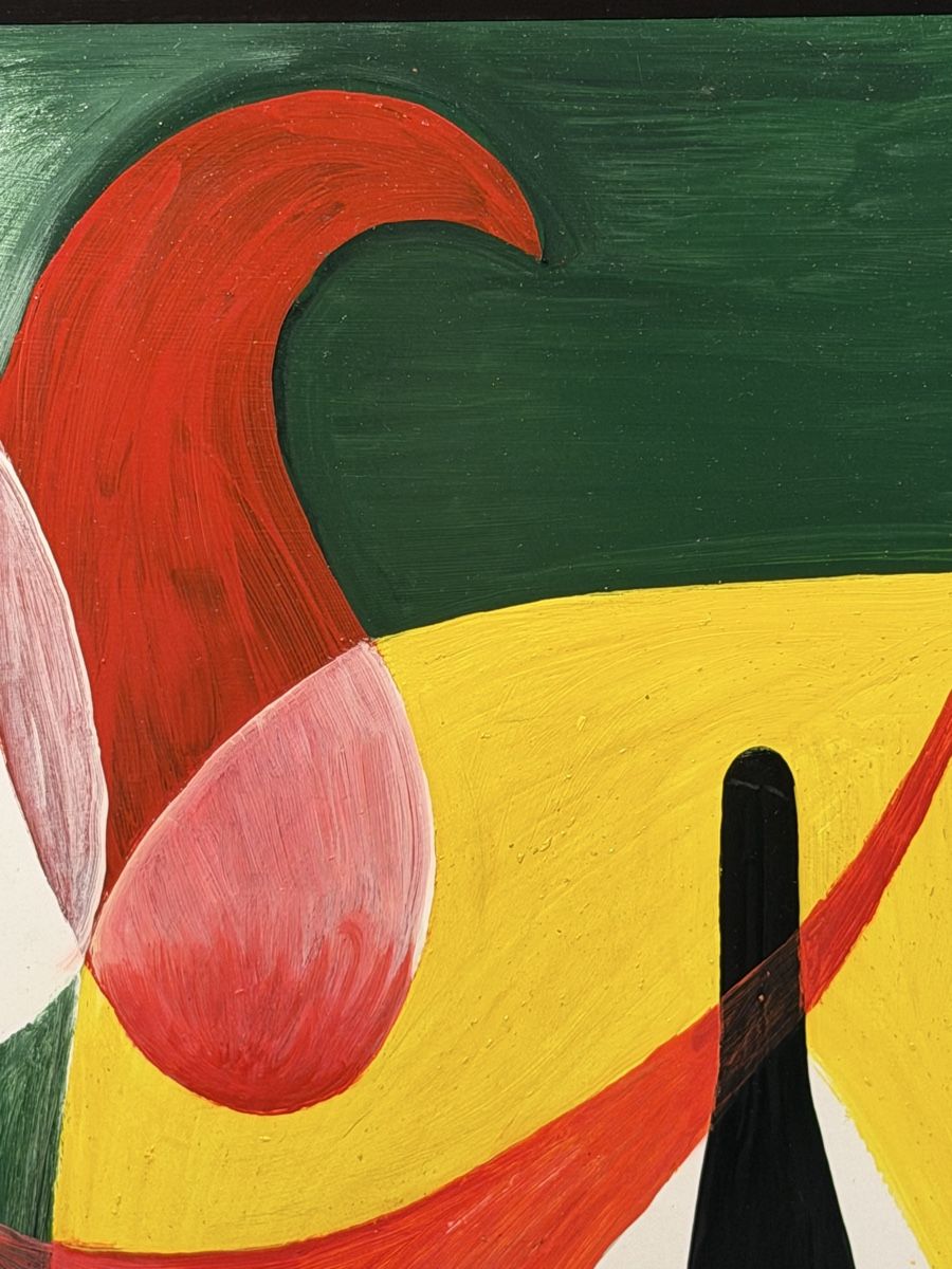Dipinti: R. Collirad - Modern Art Painting Abstract – Usato da Lausanne venduto da artnouveau04 1