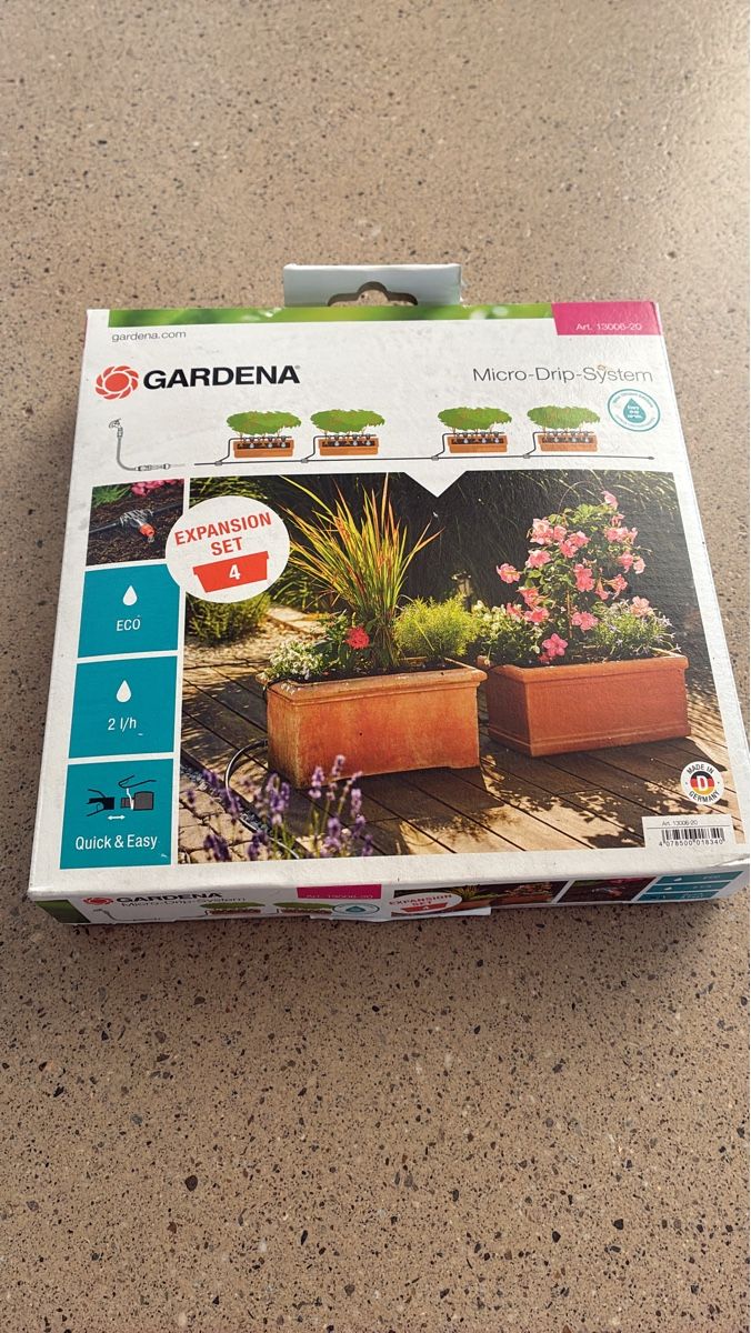 Box contenitori: Gardena Micro-Drip System Expansion Set 4 new – Nuovo (secondo la descrizione) da Gingins venduto da Kakakia