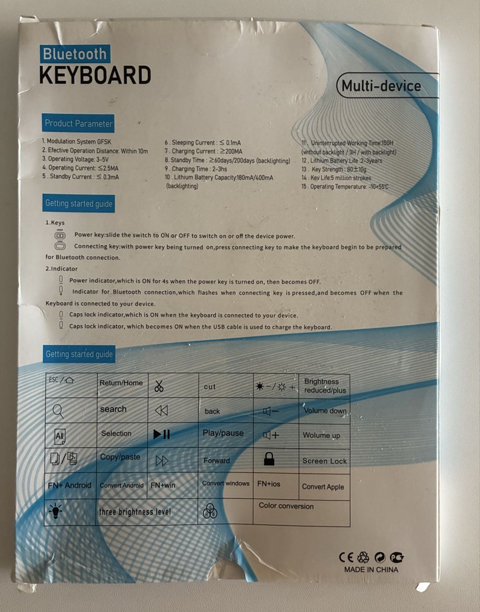 Tastaturen: Clavier avec trackpad + Bluetooth  – Gebraucht aus Fully von ame_5nl5 1