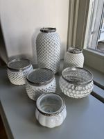 Kerzenständer 6er Set - Weiss