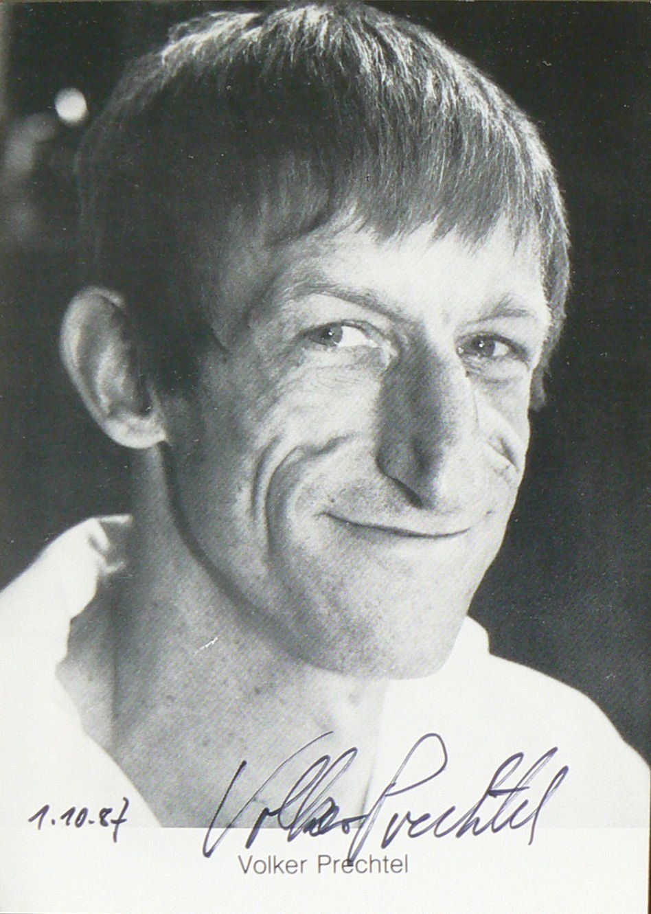 Autographes: Volker Prechtel (1941-1997) Schauspieler - Autogramm – D'occasion à Dietikon par cyranos1