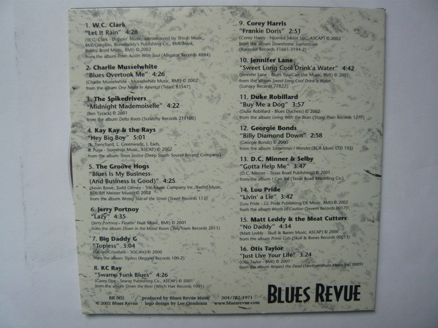 CD: Various BLUES REVUE Blues Music Sampler – Usato da Winterthur venduto da Cajun 1