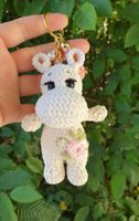 Amigurumi Schlüsselanhänger mit Nilpferd