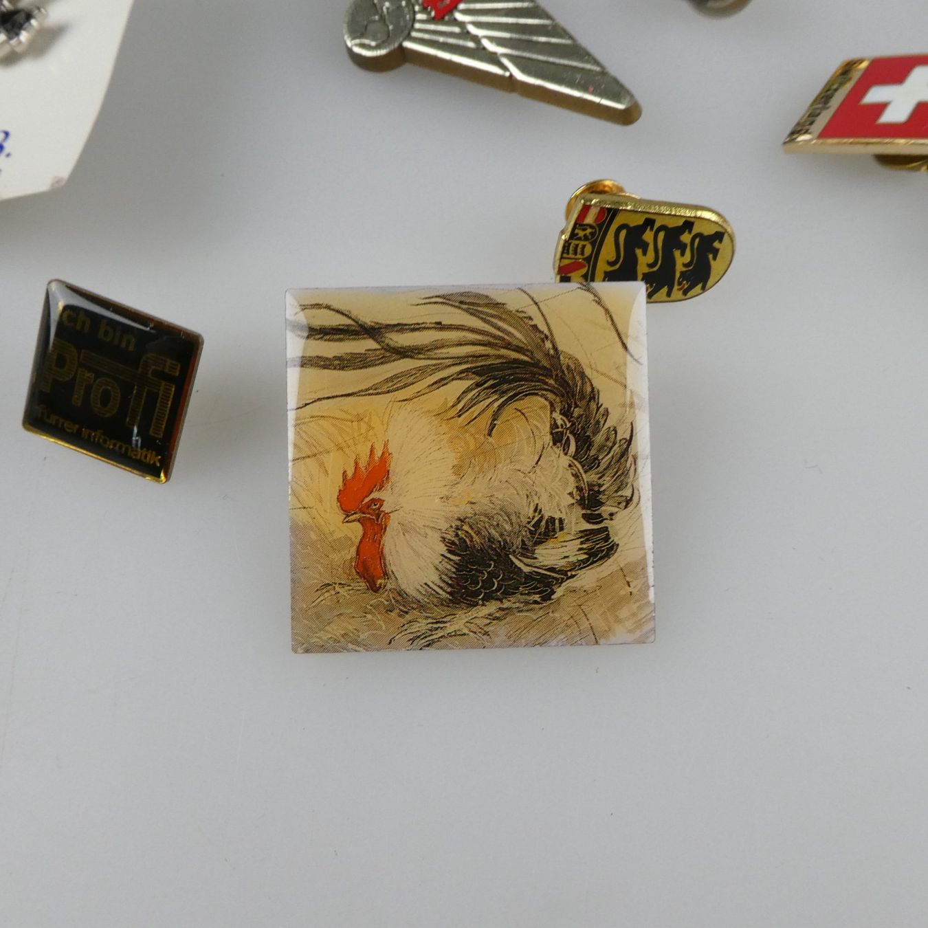 Placchette & Badge: Sammlung verschiedener Anstecknadeln – Usato da Volketswil venduto da brockipfannenstil 5