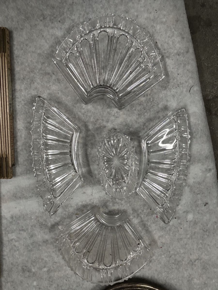 Piatti di portata: Silber Servierteller mit Glaseinsatz, gebraucht – Usato da Kehrsiten venduto da fot_55m5 3