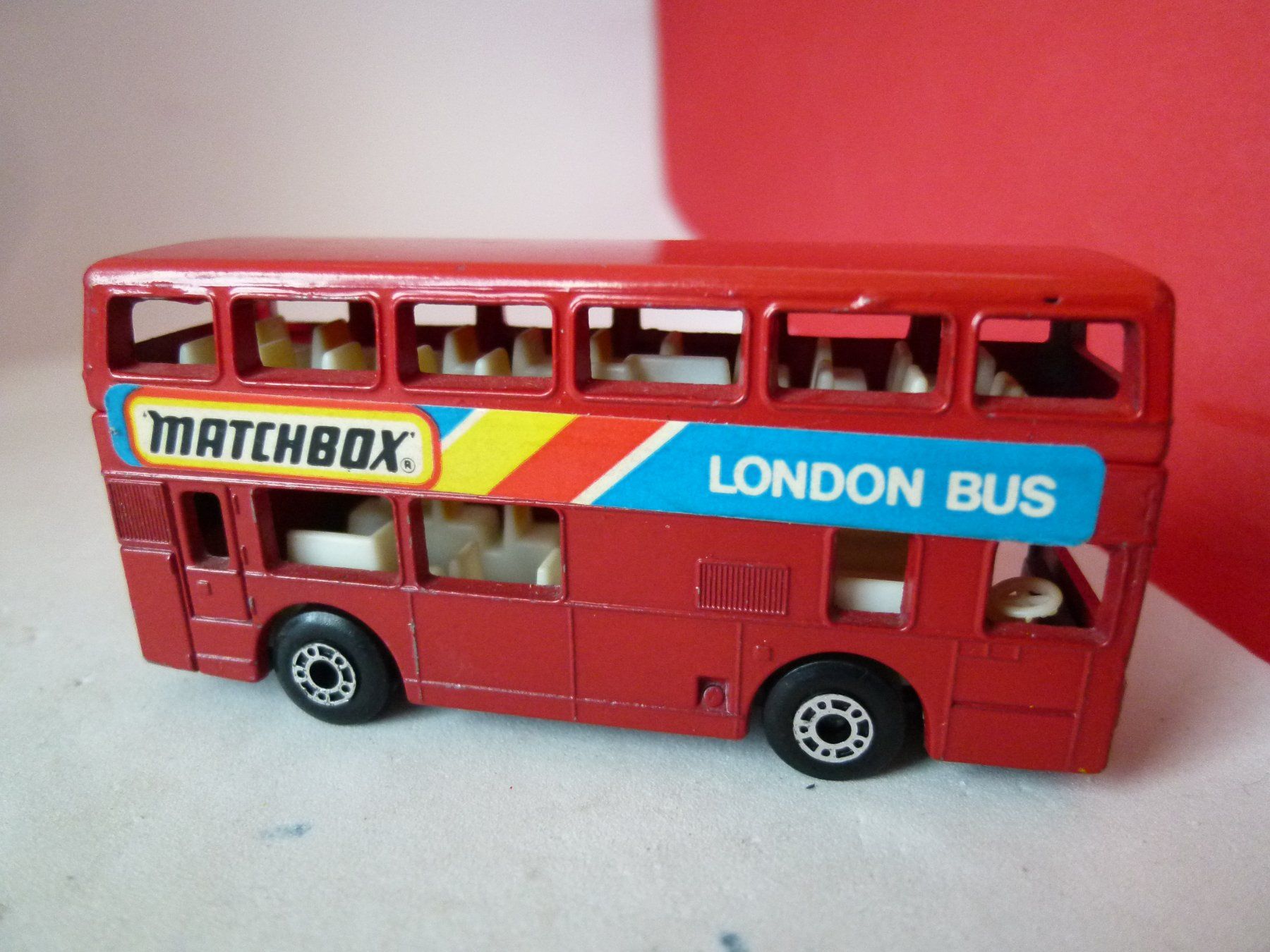 Matchbox Modellini d'auto: ab  5.--- Matchbox - Doppeldeckerbus London "Matchbox" – Usato da Reiden venduto da alpina2