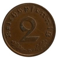 Deutschland - 2 Reichspfennig - 1937 - D