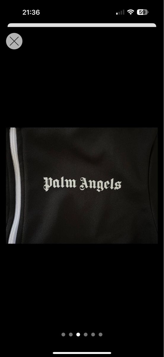 Giacche: Palm Angels Trackjacke Black – Usato da Lachen SZ venduto da mima41 3