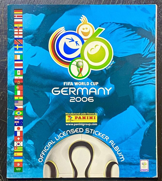 Panini WORLD CUP WM GERMANY 2006 – DISPLAY Box 100 TÜTEN packets + Sticker Album