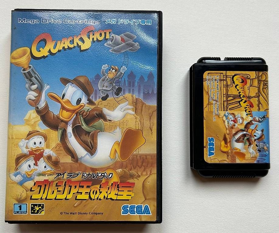 Giochi: QUACKSHOT - SEGA MEGADRIVE JAP – Usato da Giffers venduto da Z6-ludo 1