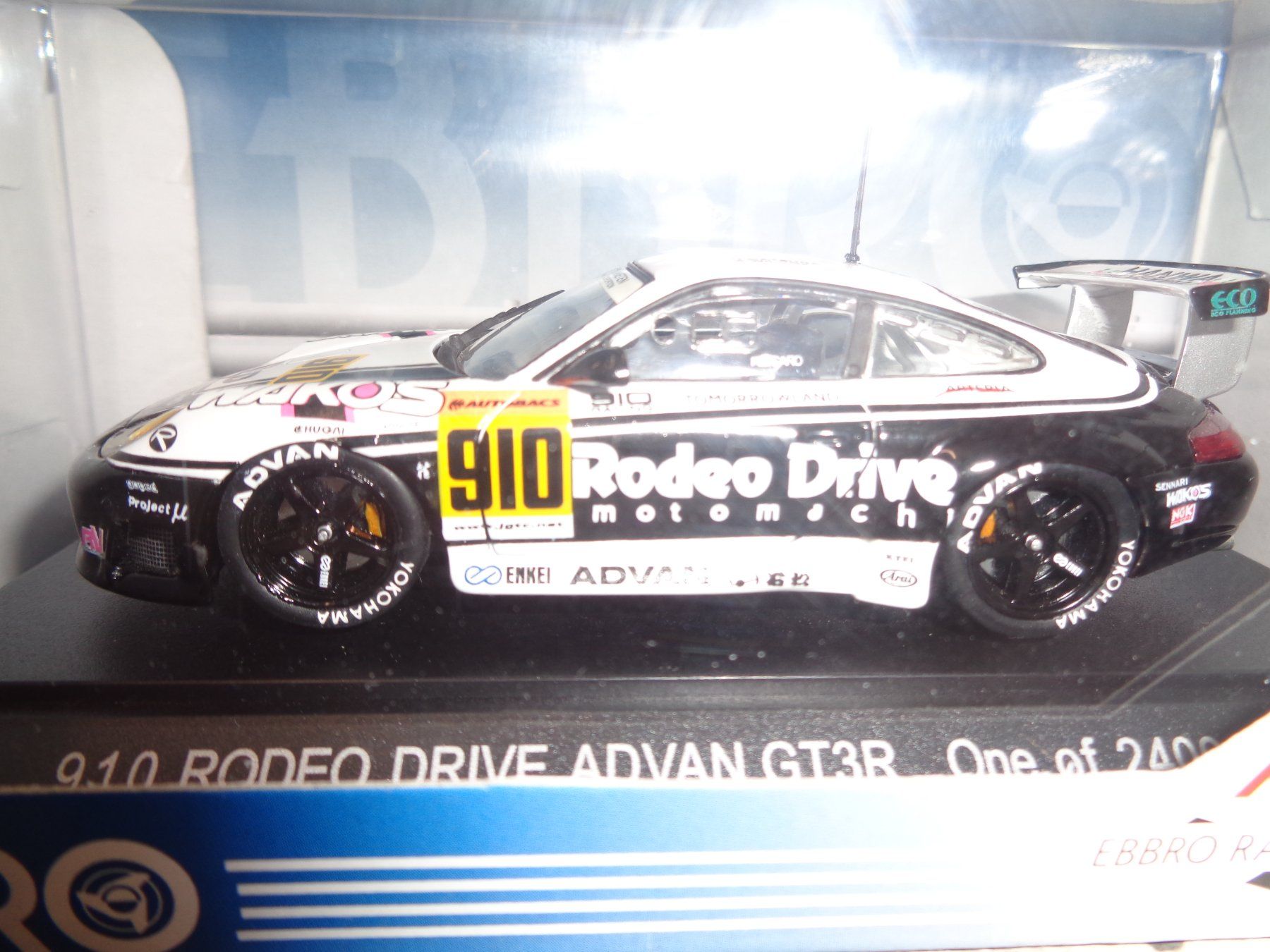 Porsche Modellini d'auto: 1:43 Ebbro Porsche 911 GT3R – Nuovo e nell'imballaggio originale da Reconvilier venduto da rallycar 1