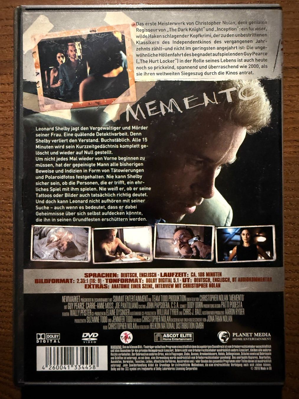 Alle DVDs: Memento – Gebraucht aus Zürich von FilmFreunde 1