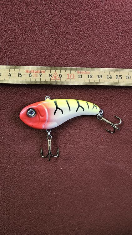Leurre Wobbler Peter Biedron Fait Main 10 Cm Avec Hameçons - Modèle Parfumé - Pêche En Eau Douce