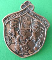Basler Fasnachtsplakette Kupfer 1927