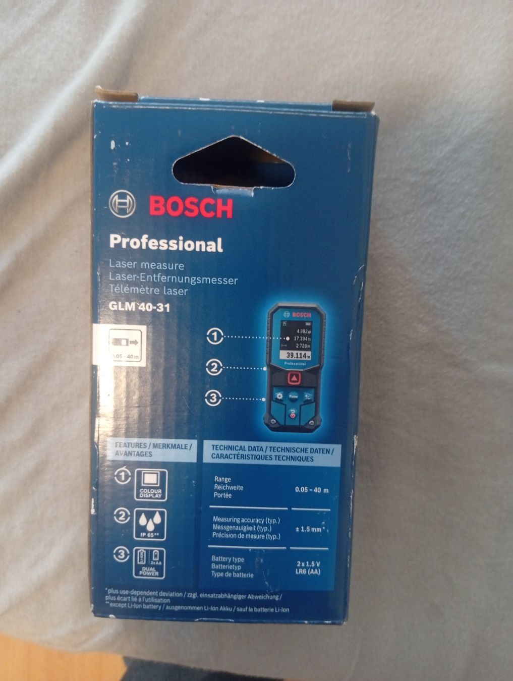Bosch Mesurer: Bosch Laser Measure GLM 40-31 new condition – Neuf avec emballage d'origine à wattwil par pel_qh26 1