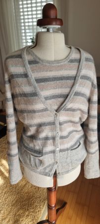Peter Hahn zweiteiler Top Jacke 100% Kaschmir Cashmere 
