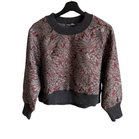 Dolce & Gabbana Floral Knit Sweater - Women's Size 42 EU