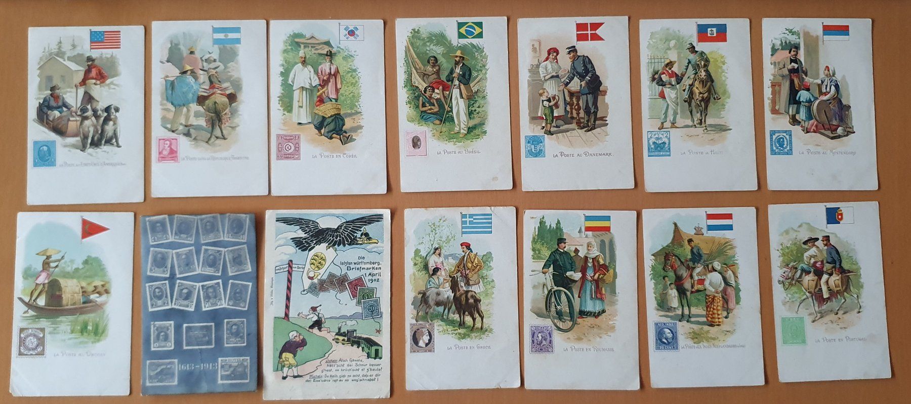 Cartoline postali: 76 Karten - Briefmarkensprache aus der ganzen Welt – Usato da Kreuzlingen venduto da Rschweiz1 3