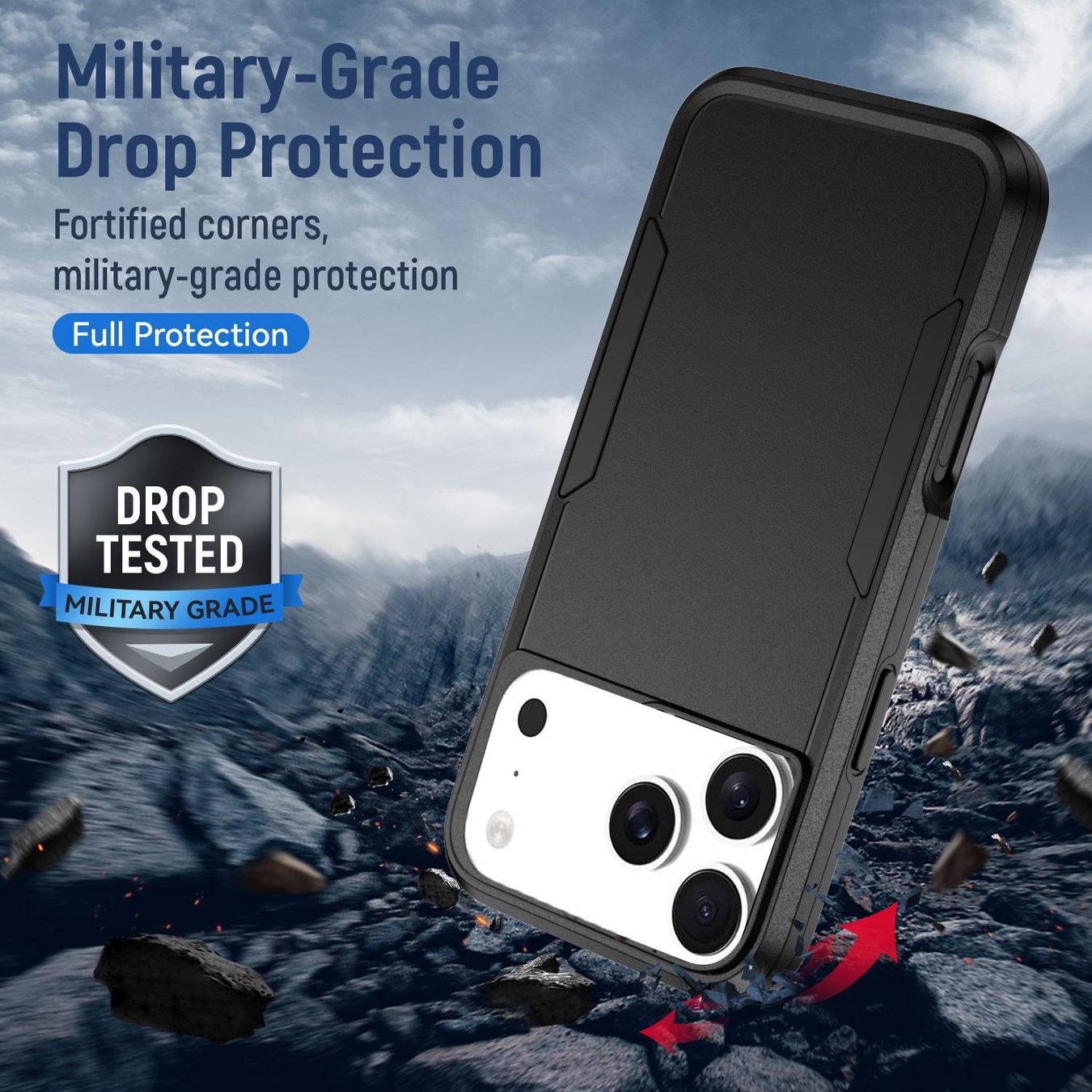 Cover & Protezioni schermo: iPhone 17 PRO Hülle Back Cover Hybrid Case Etui Coque Tasche – Nuovo e nell'imballaggio originale da Volketswil venduto da coverandmore 5