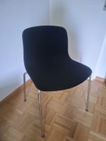 Set of 4 Black high quality chairs - Chrome Frame Stühle