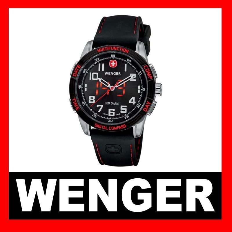 Wenger Uhren: 70430 WENGER Armbanduhr LED Nomad – Neu und originalverpackt aus Kriens von surfersisland