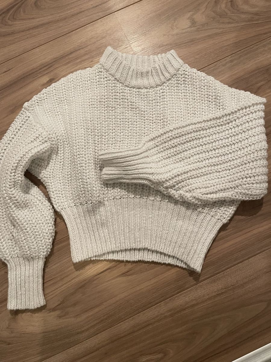Pullover & Sweatshirts: H&M Strickpullover weiss Groesse XS – Gebraucht aus Auw von chr_vcc8 2