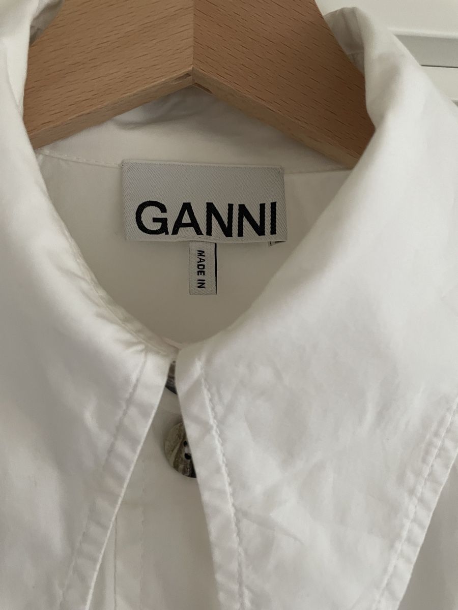 Ganni Camicette: Ganni Bluse, weiss – Usato da Widnau venduto da freipe 1