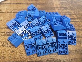 lego 3747a  lot de 25 pièces Blue Slope, Inverted 33 3 x 2