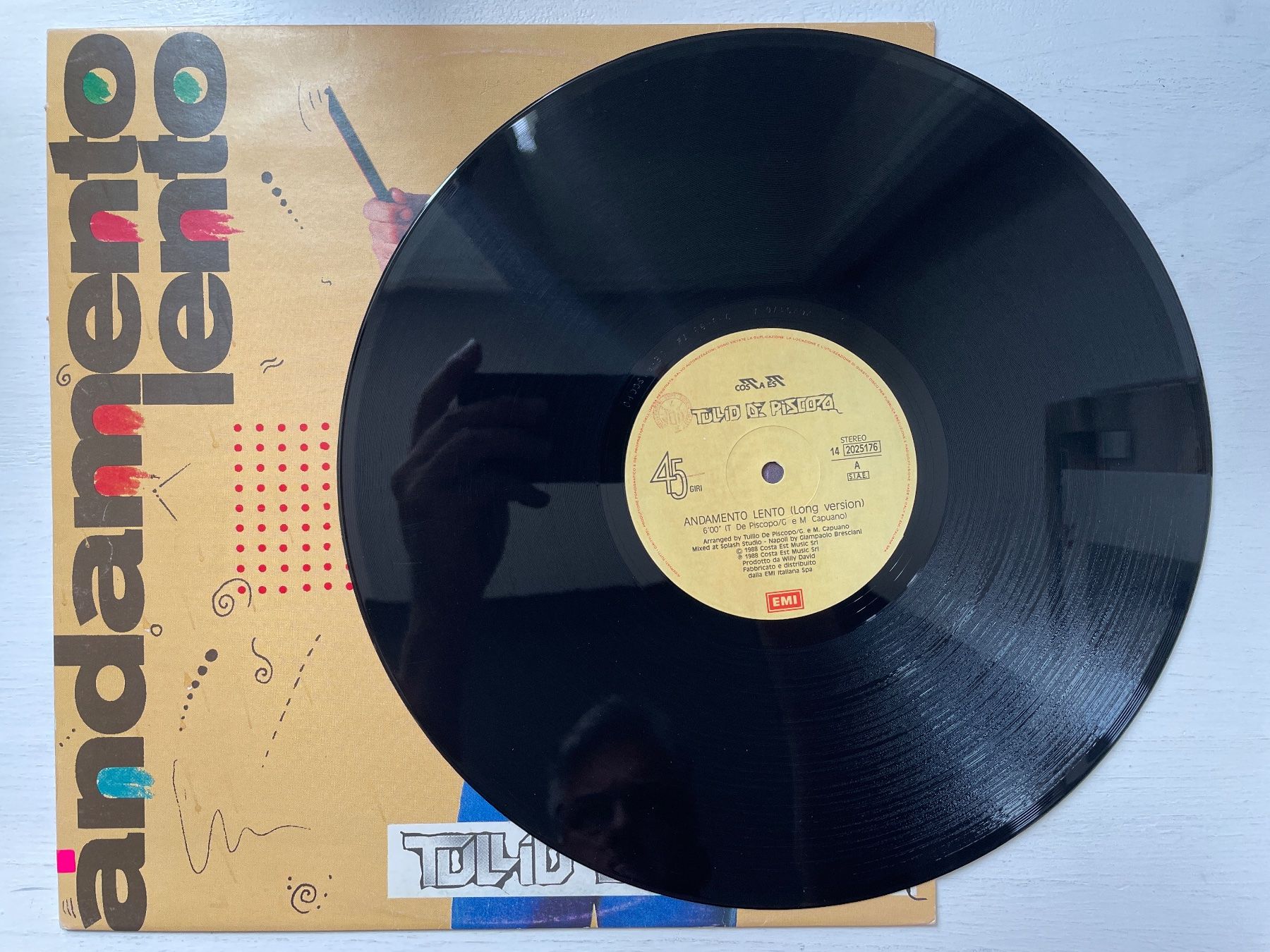 Dischi in vinile: Tullio De Piscopa - Andamento Lento - 12" Maxi, 1988 – Usato da Zürich venduto da Andy_t71 2