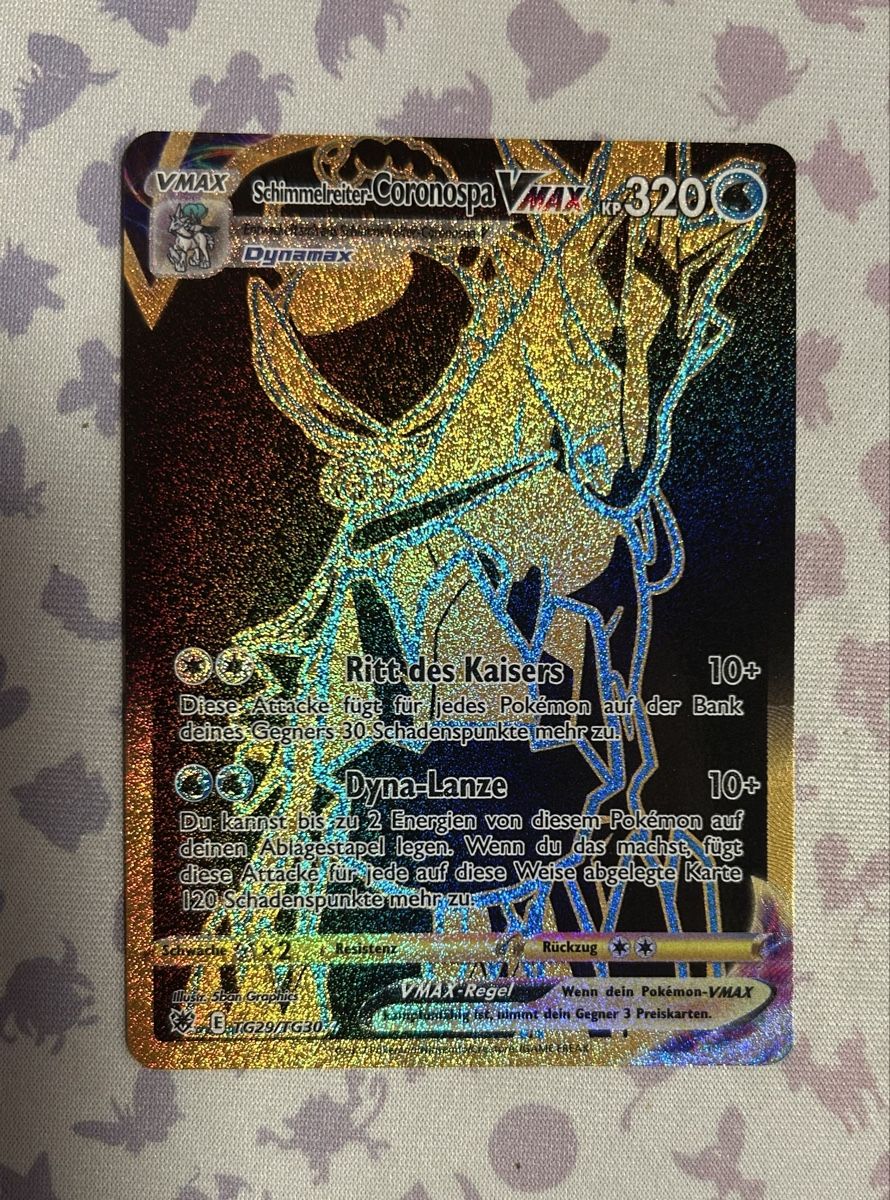 Pokémon Sammelbilder & Trading cards: Schimmelreiter-Coronospa VMAX (ASR TG29) – Neu (gemäss Beschreibung) aus Wildhaus von collectony