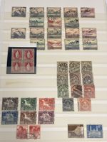 2 A4 Seiten Top CH Briefmarken ab 4er Block stehend. Helv.