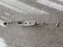 Schöne Deckenlampe Chrom gebürstet LED