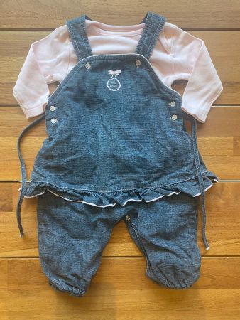 JACADI + NEXT, Baby-Outfit für Winter, Grösse 68, neuwertig