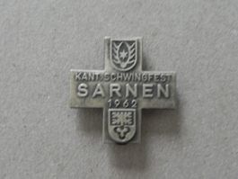 Abzeichen NW Kantonal Schwingfest Schwingen Sarnen 1962