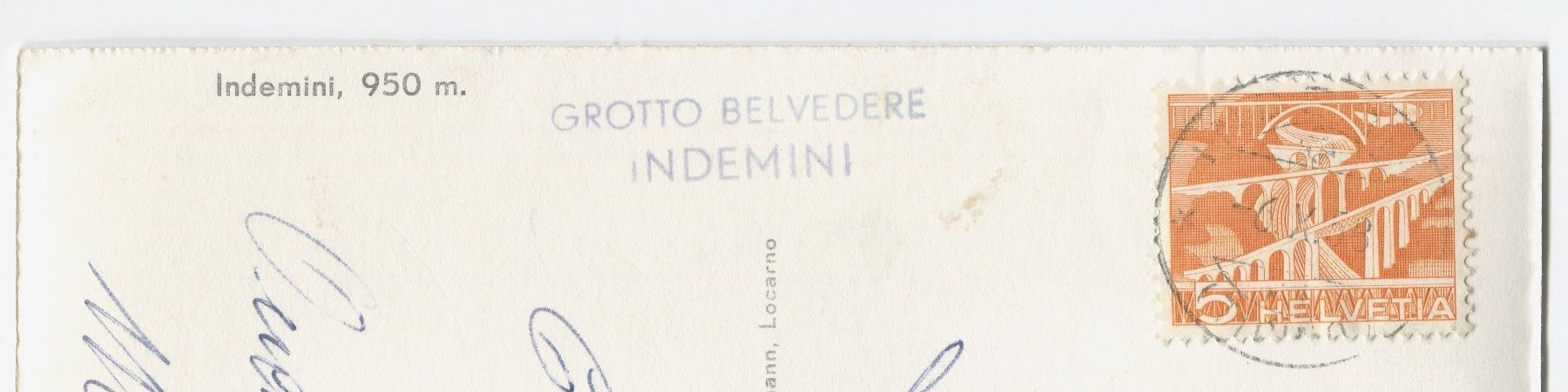 Ansichtskarten: Indemini 1958 – Gebraucht aus coglio von Tascia1 1