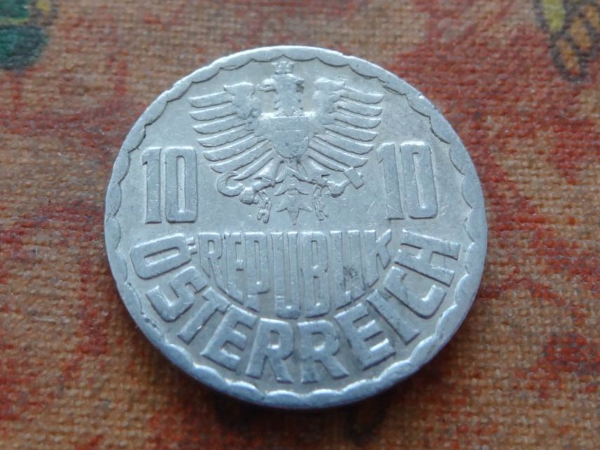Alle Münzen: AUTRICHE  10  Groschen  1968 – Gebraucht aus Romanel-sur-Lausanne von Swift13 1