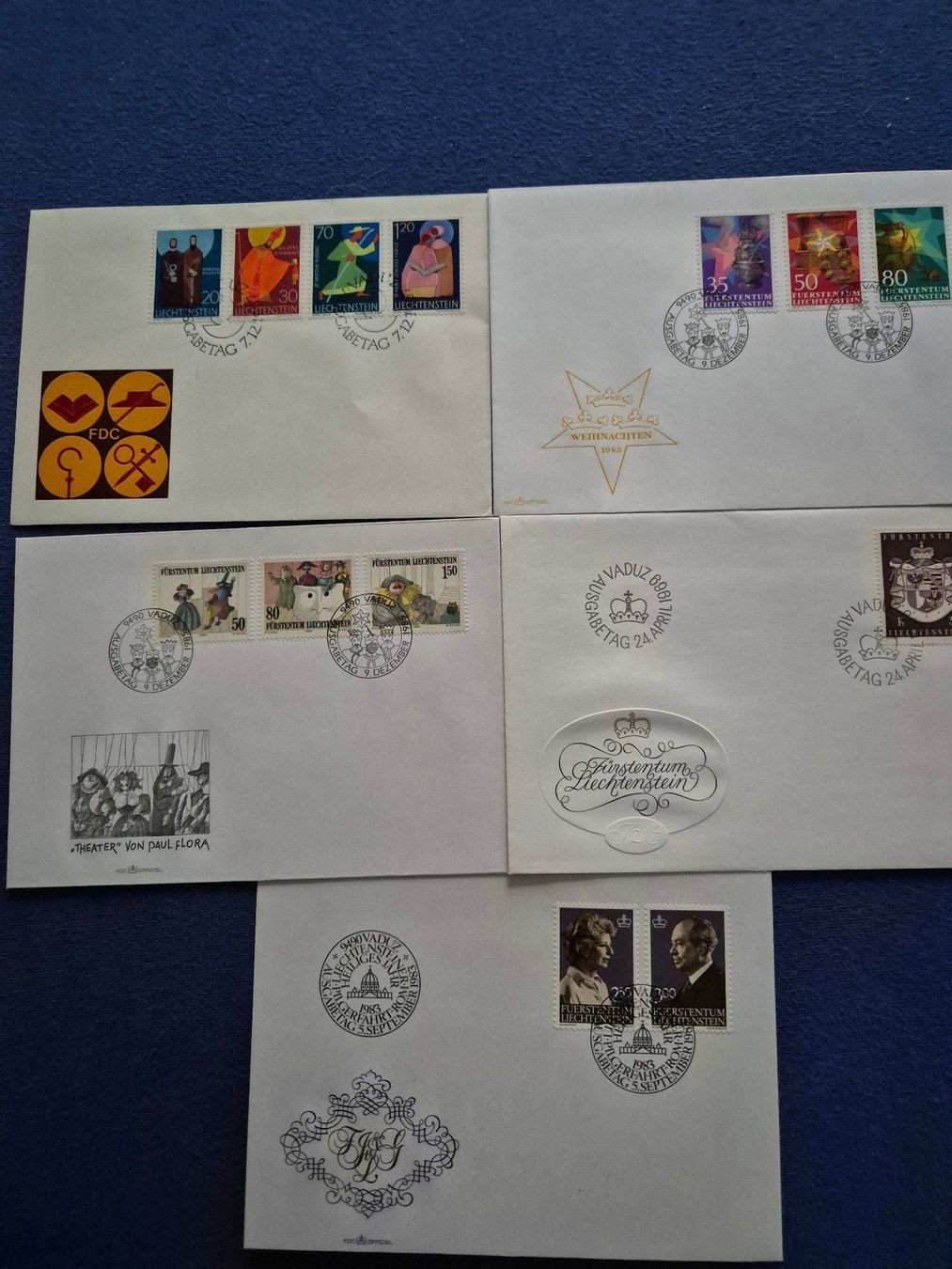 Tous les timbres: Ersttagsbriefe FL – D'occasion à Steinhausen par Scrashel