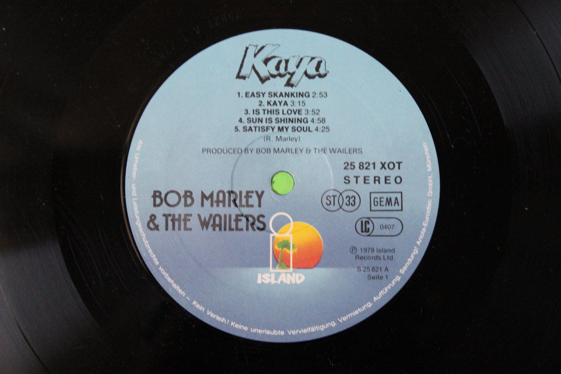 Dischi in vinile: Bob Marley - Kaya LP Vinyl 12" 1978 – Usato da Tübach venduto da JamesStone 4