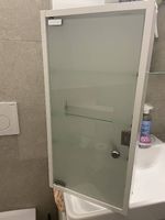 Medizinschrank weiss mit Glastüre