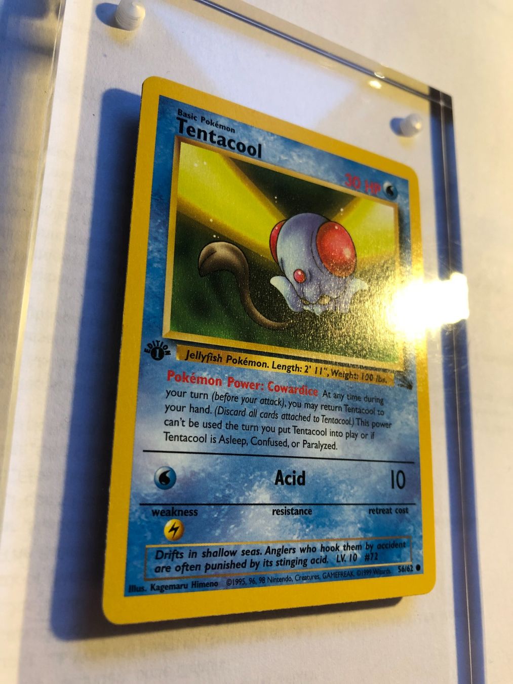 Carte collezionabili: Tentacool 1st Fossil - MINT - ab 1.- – Usato da Giubiasco venduto da dan_pr8b 1